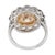 Mid 20th Century Chaumet Paris Gia 3.81 Carat Diamond Platinum Cluster Ring, Size 5 For Sale In Los Angeles - Image 6 of 6