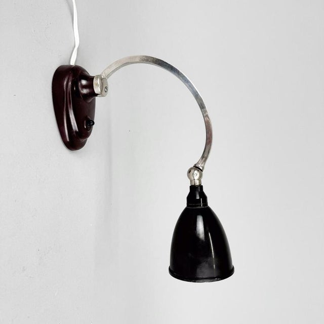 Small Bakelite Wall Lamp, 1950s For Sale - Image 3 of 11