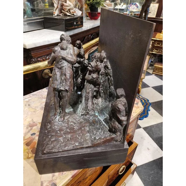 Metal Federico Coullaut Valera, Sculpture after Engraving of Goya, 1978, Bronze For Sale - Image 7 of 12
