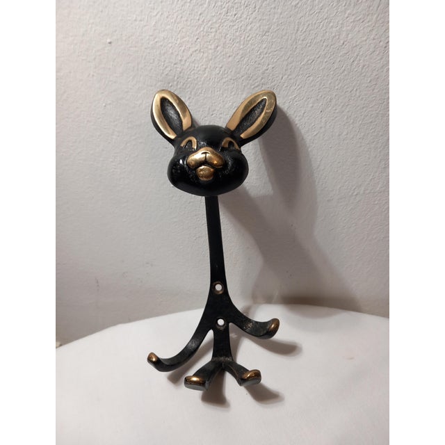 Austrian Bronze Coat Hooks by Walter Bosse, 1960s, in Very Good conditions. Designed 1960 to 1969 I have official proof of...