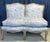 Antique French Toile Settee – Pastoral Elegance with Timeless Charm Bring the romance of the French countryside into your...