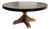 Rh Salvaged Wood and Concrete Round Dining Table For Sale