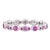 New Beverley K .63ctw Ruby Eternity Ring 14k White Gold Size 5.75 Stackable Band For Sale