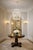 Chinoiserie Soft White & Gold Lantern - Medium, 18.5" For Sale - Image 3 of 4