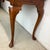 Queen Anne Style Cherry Console Table For Sale - Image 11 of 12