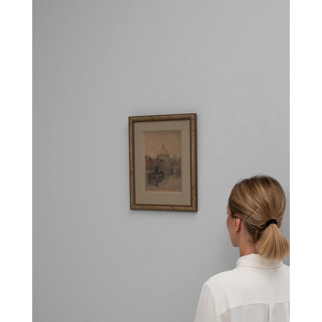 Traditional 20th Century Belgian Wall Art With Wooden Frame For Sale - Image 3 of 18