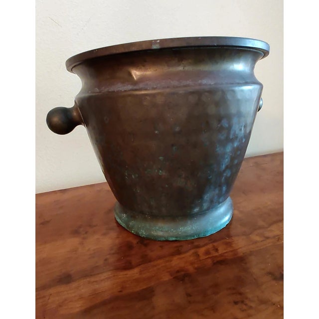 Late 18th Century Antique 1870s Copper Stamped Wine Ice Bucket Czars Era For Sale - Image 5 of 12