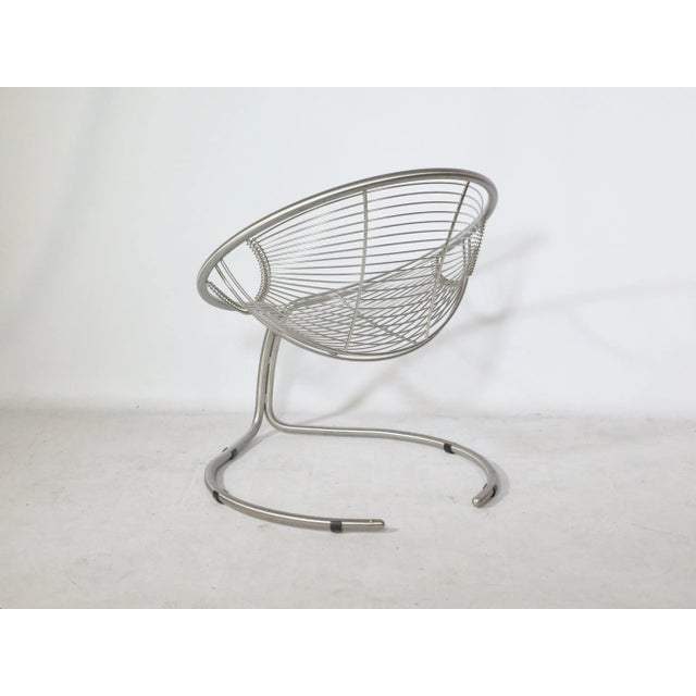 1980s Wire Model No. 71 Lounge Chair from Till Behrens, 1980s For Sale - Image 5 of 8