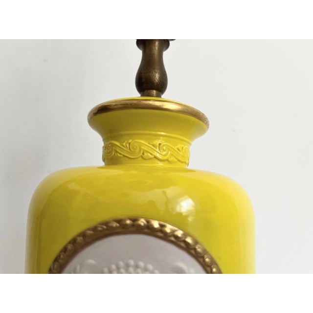 1940s Coat of Arms Lamp & Shade For Sale - Image 10 of 17