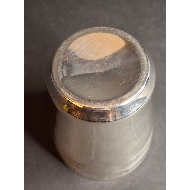 Antique 19th C. French Solid Silver Kiddush Cup, Ornate Engraved "Gerard", High Purity 950 For Sale - Image 17 of 18