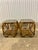 Champagne 70s Rattan End Tables a Pair. For Sale - Image 8 of 12