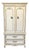 Vintage French Provincial Wardrobe Armoire For Sale