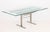 Contemporary Glass Top Dining Table For Sale - Image 9 of 9