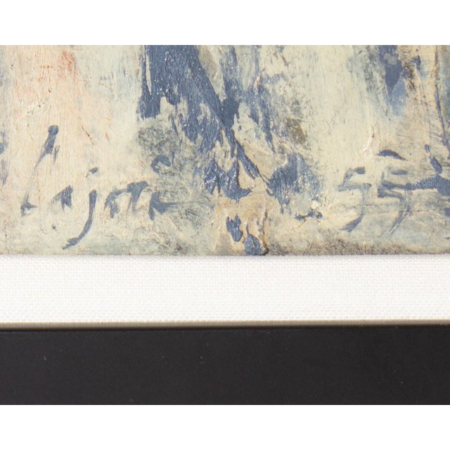 Paint 1955 Oil on Board Abstract Painting by Charles Cajori For Sale - Image 7 of 8