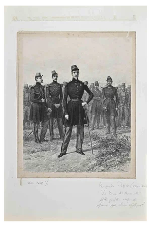 Auguste Raffet, The Duke of Aumale, Lithograph, 1843