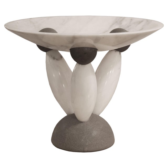1980s Matteo Thun Modernist Marble Centerpiece , Italy 1980's For Sale - Image 5 of 8