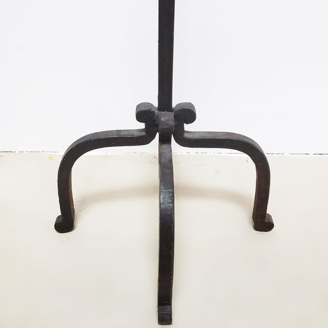 Tall Vintage Wrought Iron Floor Candelabra Candle Stand Chairish
