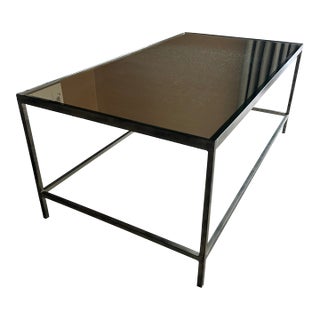 Metal & Mirrored Modern Coffee Table by Oly For Sale