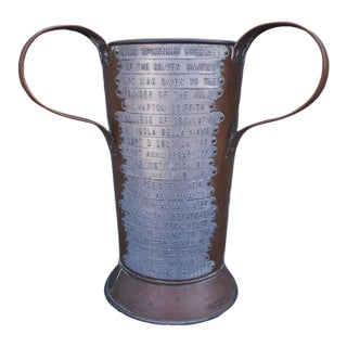 Early 20th Century Loving Cup in Honor of Julia Wharton Griffith From Her Admirers For Sale