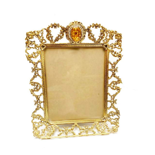 Mid-Century Ormolu-Style Italian Vanity Set - 6 Pieces For Sale - Image 9 of 10