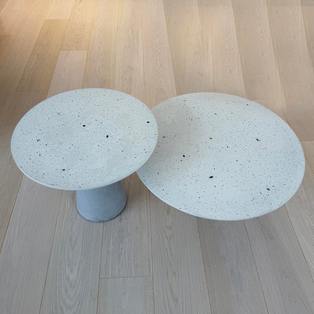Modern Set of Two Rock Mini Side Tables by MDF Italia For Sale - Image 3 of 5