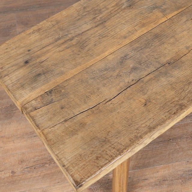 Early 20th Century Early 20th Century Rustic Peg Leg Coffee Table For Sale - Image 5 of 13