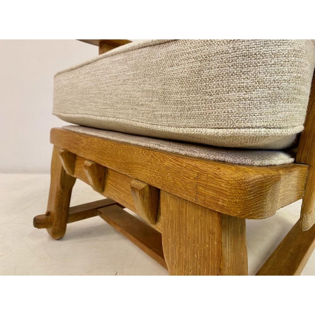 Dutch Brutalist Armchair in Oak, 1960s For Sale - Image 16 of 17