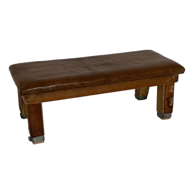 Vintage Gymnastic Bench, 1940s For Sale