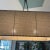Textile Mid 20th Century Rectangular Minimalist Linen Chandelier With Double Bulb For Sale - Image 7 of 8
