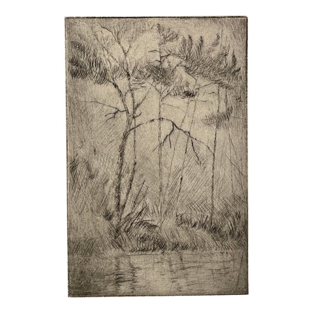 1997 David Baird Landscape Etching For Sale