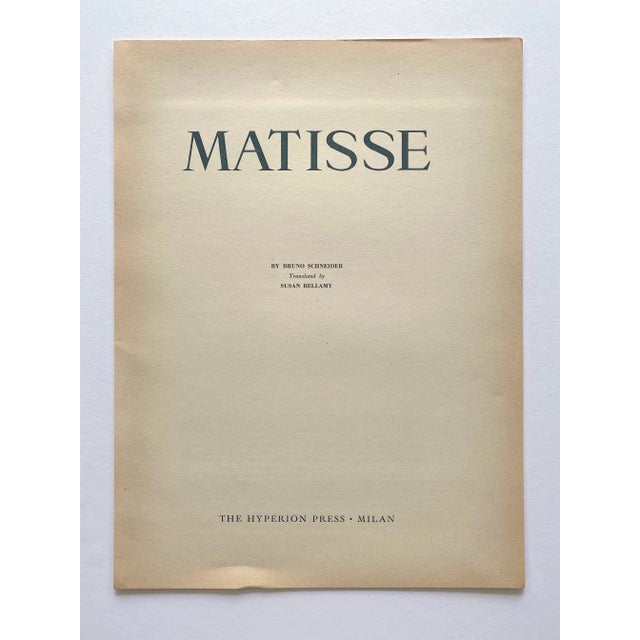 Henri Matisse Vintage 1958 Fine Art Lithograph Print " Still Life With Magnolias " 1941 For Sale - Image 10 of 12