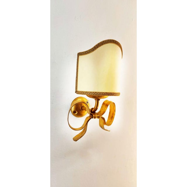 Vintage Wall Light in Wrought Iron For Sale - Image 14 of 18