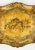 Paper Vintage Hand-Painted Japanese Floral Paper Mache Tray For Sale - Image 7 of 9