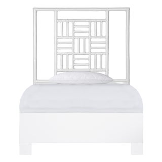 Finn Platform Bed Twin Extra Long - White For Sale