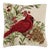 Winter Cardinal Hook Pillow For Sale