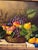 Mid 20th Century Still Life Fruit Basket Framed Painting For Sale - Image 10 of 12