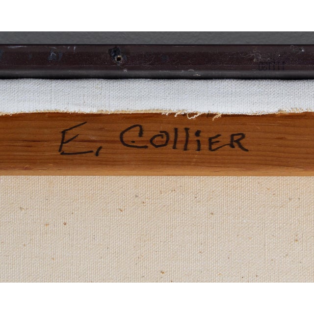 Abstract Mixed Media Collage and Painting by E. Collier For Sale - Image 9 of 9