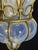 CVenetian Opal Glass Lanterns and Sconce, Murano, 1950s, Set of 2 For Sale - Image 12 of 18