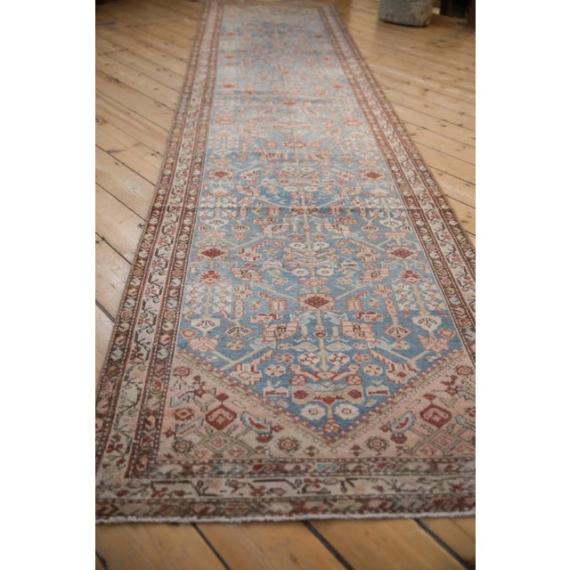 Antique Distressed Malayer Rug Runner - 3'1" X 13'5" For Sale - Image 9 of 12