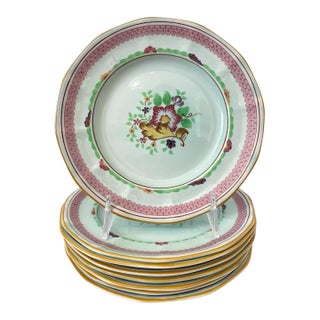 Vintage Adams England Calyx Ware Vintage Carolynn Eight (8) Salad or Dessert Plates For Sale