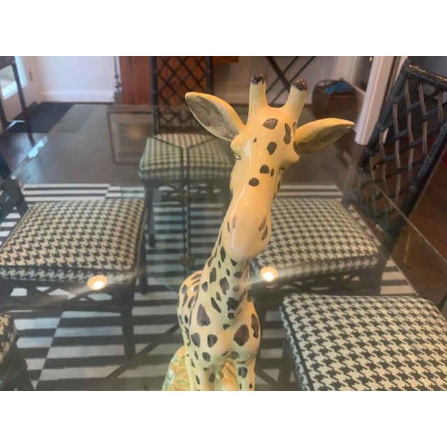 1980s 1980s Large Porcelain Giraffe For Sale - Image 5 of 13
