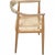 Hans Wegner The Chair, model JH501, with a frame of oak and back and seat of wicker. The chair is from the 1960s but was...