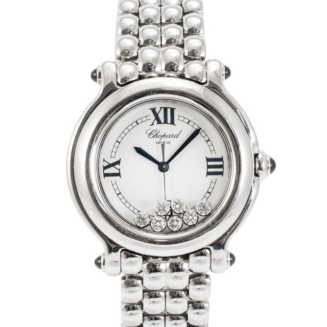 Brand: Chopard Gender: Ladies Metal Type: Stainless Steel Diameter: 32.00 mm Weight: 72.95 grams CHOPARD Lady's stainless...