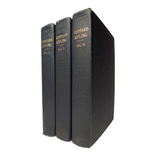 Early 20th Century Illustrated Volume Set, Selected Works of Rudyard Kipling - 3 Books For Sale