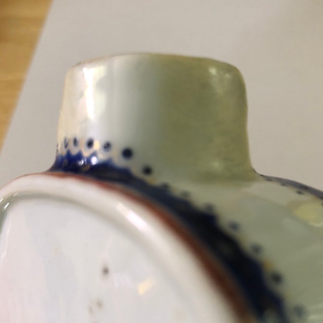 Ceramic Late 18th Century Porcelain Chinese Export Armorial Tea Caddy For Sale - Image 7 of 12