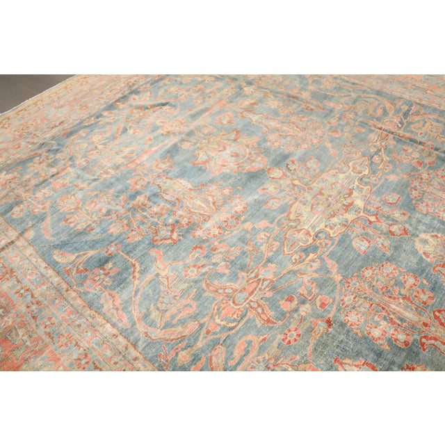 Zabihi Collection Antique Persian Sarouk Carpet For Sale In New York - Image 6 of 6