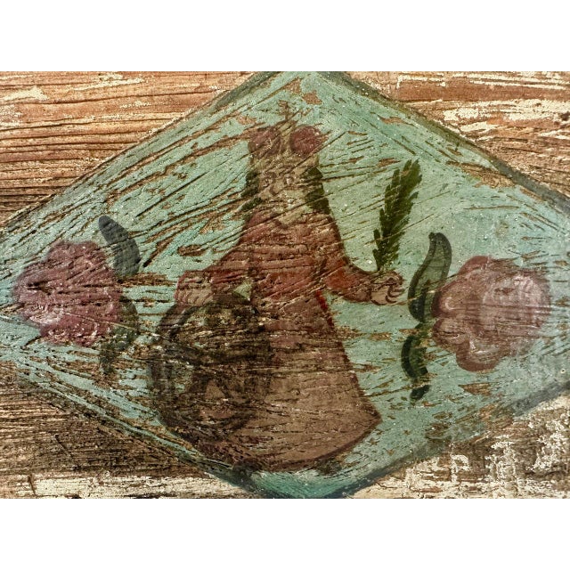 An absolute rarity. In the tradition of slovenian beekeeping, wooden beehive front boards are an important part. The...