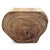 Tan Vintage Organic Monkey Pod Side Table For Sale - Image 8 of 8