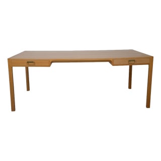 Elm Desk by Bernt Petersen, 1970s For Sale