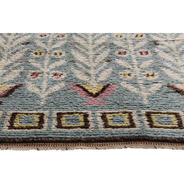 Vintage Swedish Rya Rug, 03'02 X 05'05 For Sale - Image 4 of 10